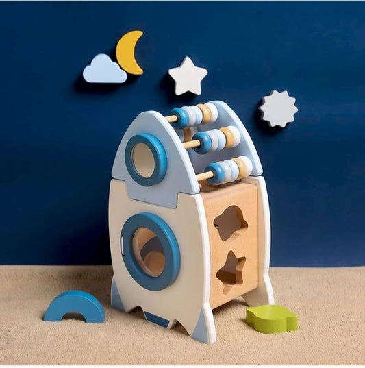 Wooden Activity Learning Toy for Kids | Early Learning & Motor Skills Development