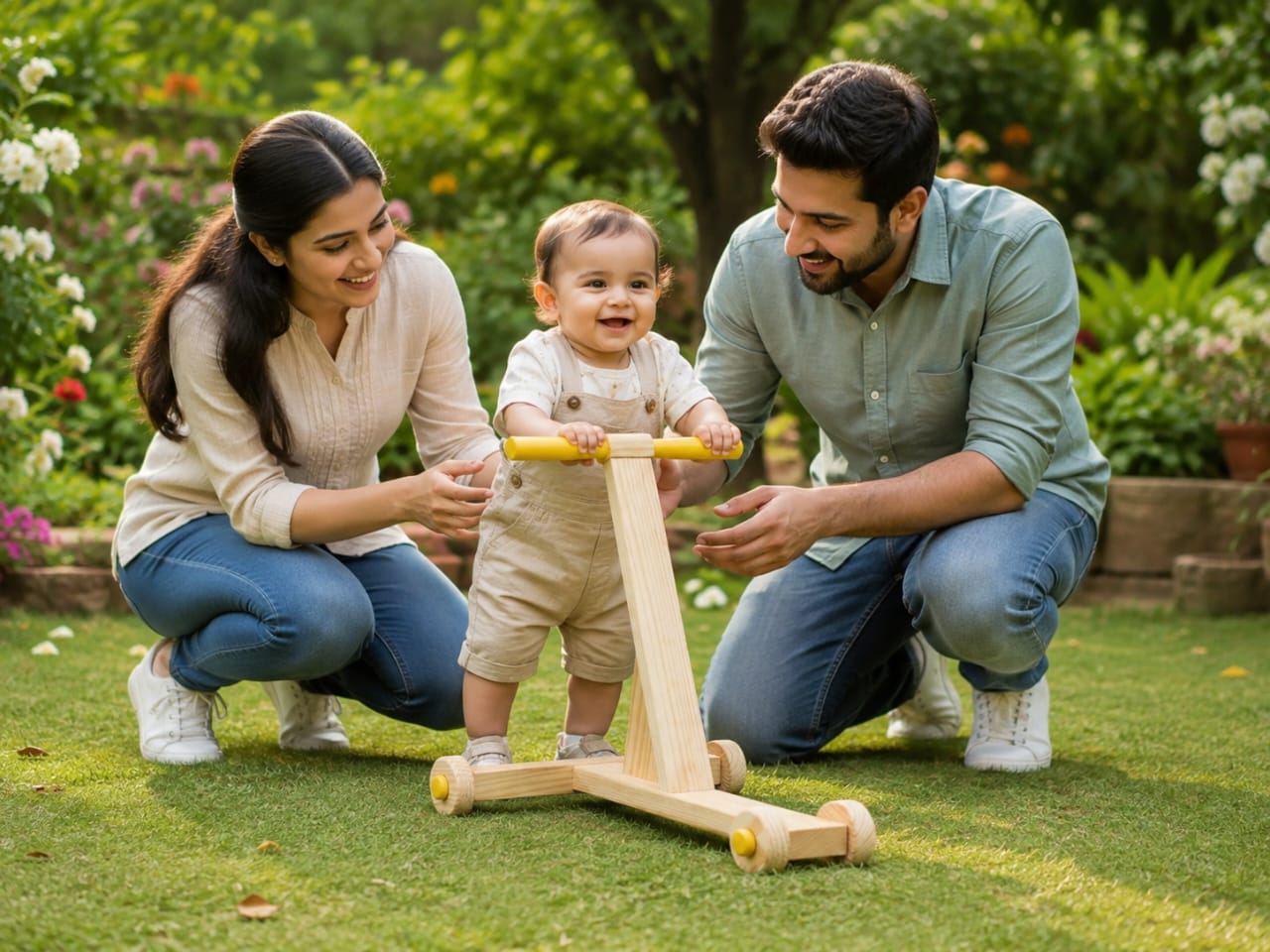 Wooden Baby Push Walker