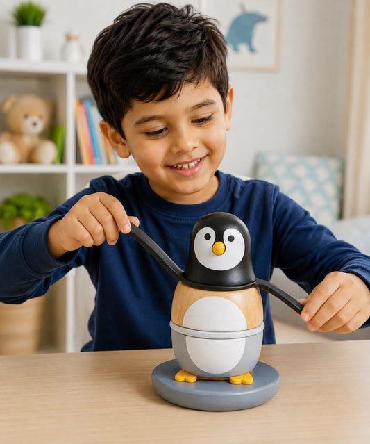 Wobble Penguin Balance Toy – Fun Learning Game for Kids