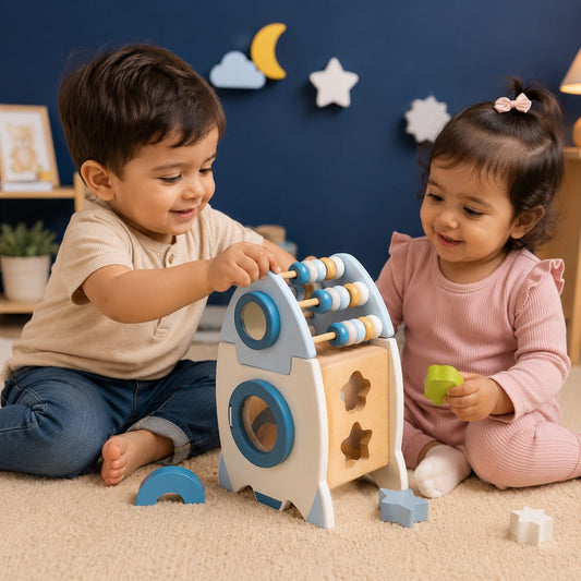 Wooden Activity Learning Toy for Kids | Early Learning & Motor Skills Development