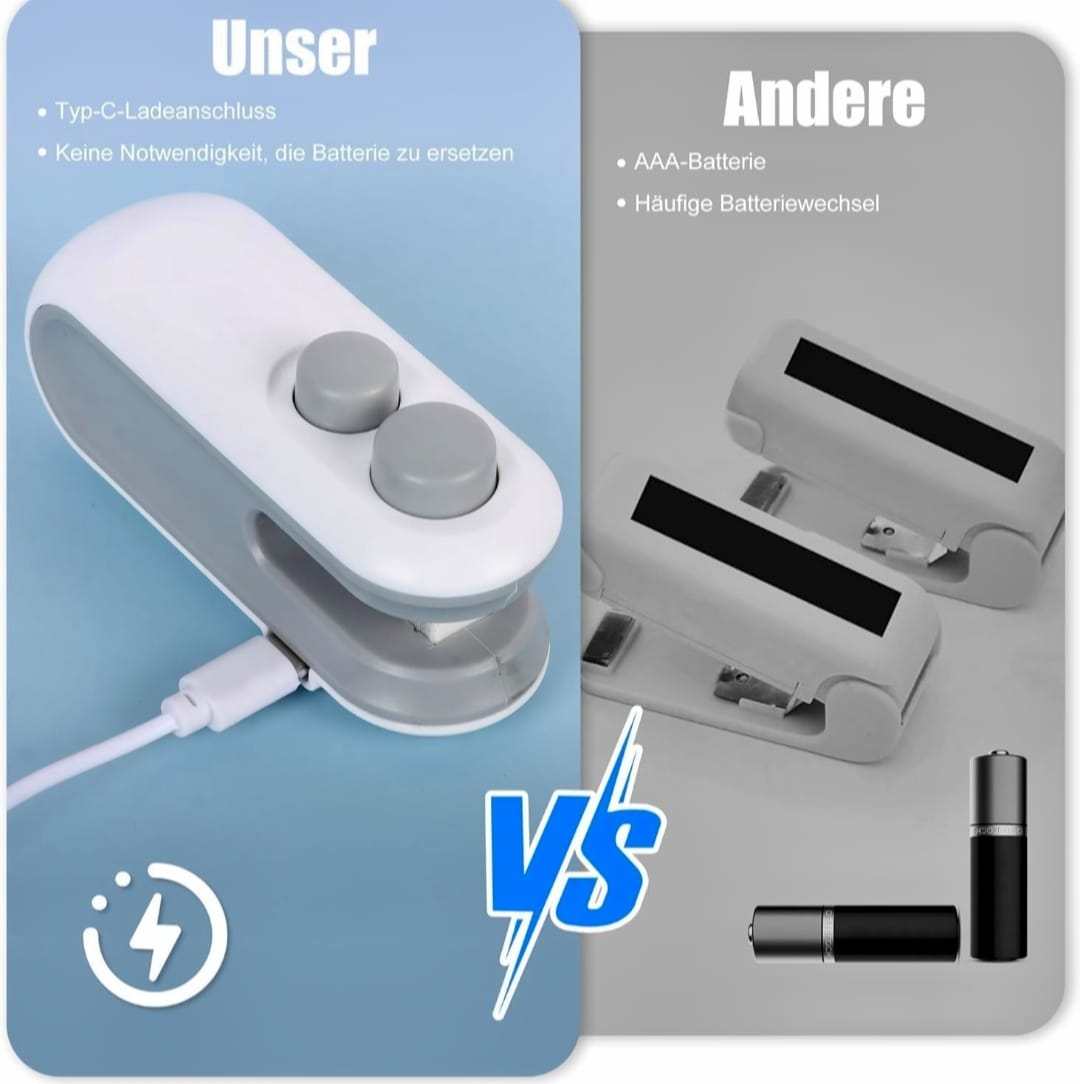 Portable Mini Sealing Machine, Handheld Packet Sealer for Food, Snacks, Chips, Fresh Storage, Plastic Bags Sealing Machine,