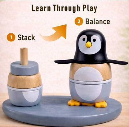 Wobble Penguin Balance Toy – Fun Learning Game for Kids